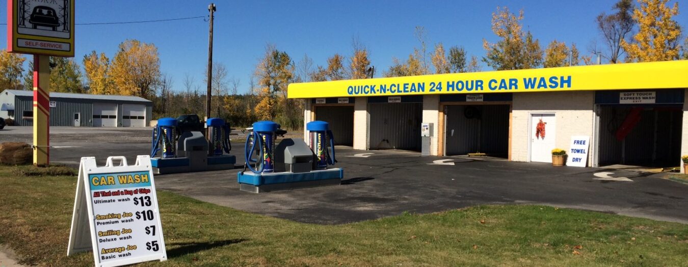 quick-n-clean car wash in Plattsburgh NY